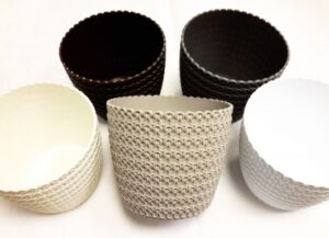 Plastmasas puķu pods Magnolia Jersey 05-108 / d 16 cm