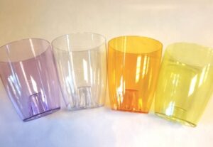 Plastmasas podiņš orhidejai 19-310 / d 13 cm, h 16 cm