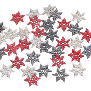 Koka sniegpārsliņas 36 gab, 2cm / 160-891