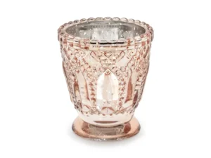 Svečturis rozā zelta 120-117 / 8 cm