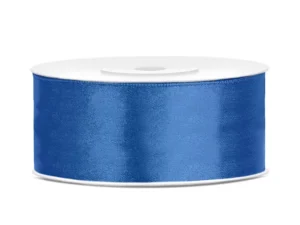Satīna lenta - karaliski zila - 074R / 3mm - 50mm