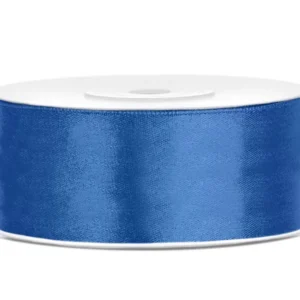 Satīna lenta - karaliski zila - 074R / 3mm - 50mm