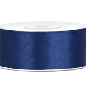 Satīna lenta - tumši zila - 074 / 3mm - 50mm