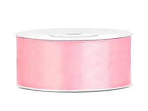 Satīna lenta - gaiši rozā - 081J / 3mm - 100mm