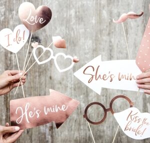 Wedding photo props 180-678 / 12 gab