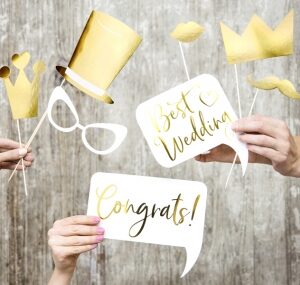 Wedding photo props 180-679 / 12 gab