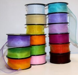Organzas lenta ar stiepli  100-55 / 4 cm * 10m
