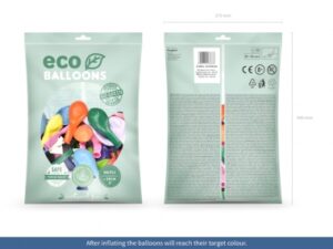 ECO baloni Metal 111-135 / 30 cm 100 gab