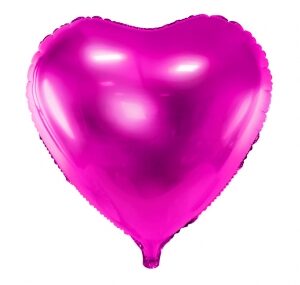 Folija balons - sirds  45 cm