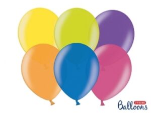 Baloni /170-496/ 30 cm Metalic Mix 100 gab
