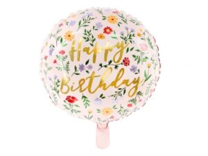 Folija balons Happy Birthday  45 cm