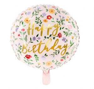 Folija balons Happy Birthday  45 cm
