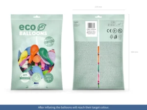 ECO baloni Pastel 111-136 / 30 cm 100 gab - Image 2