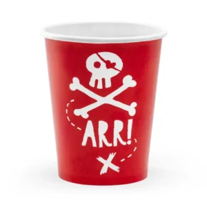 Papīra glāzes Pirates 120-66 / 220 ml