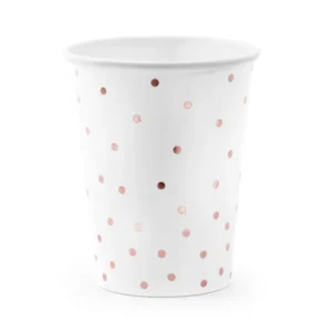 Papīra glāzes 6 gab, 260 ml / 160-215