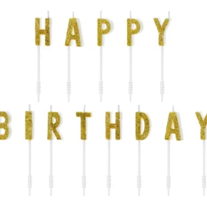 Jubilejas svecītes - Happy Birthday 130-49