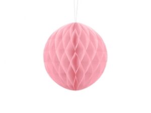 Zīdpapīra bumba no 10 cm - 40 cm gaiši rozā