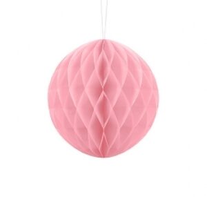 Zīdpapīra bumba no 10 cm - 40 cm gaiši rozā