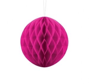 Zīdpapīra bumba no 10 cm - 40 cm tumši rozā