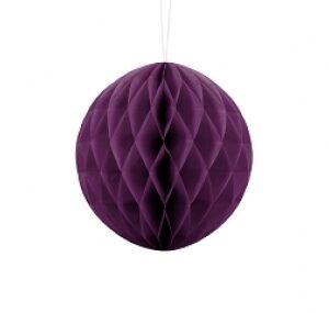 Zīdpapīra bumba no 10 cm - 40 cm violeta