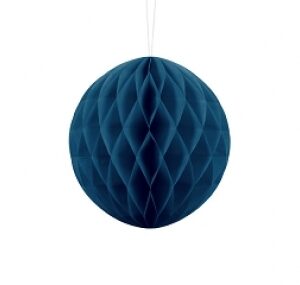 Zīdpapīra bumba no 10 cm - 40 cm okeāna zila
