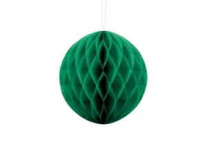 Zīdpapīra bumba no 10 cm - 40 cm tumši zaļa