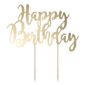 Dekors kūkai Happy Birthday 190-831