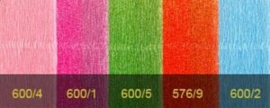 Kreppapīrs ar krāsu pāreju 150-00 / 2,5m