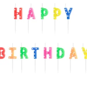 Jubilejas svecītes - Happy Birthday 130-262