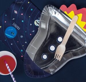 Papīra šķīvīši Space Party 120-660 / 6 gab