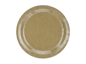 Kraft papīra šķīvīši 190-947 / 6 gab, 23 cm