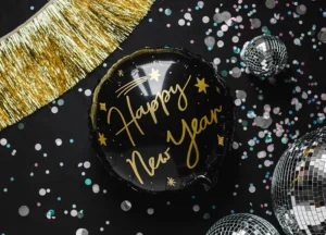 Folija balons - Happy New Year, 45 cm - Image 2