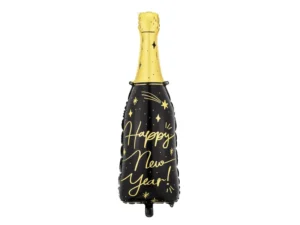 Folija balons - Pudele Happy New Year, 39,5x98 cm