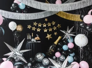 Folija balons - Pudele Happy New Year, 39,5x98 cm - Image 3