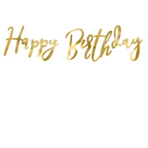 Baneris Happy Birthday 16.5 x 62cm / 120-76