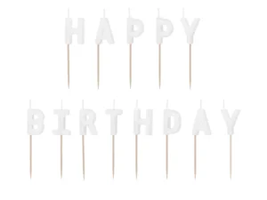 Jubilejas sveces Happy Birthday / 130-591