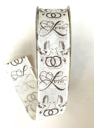 Džutas auduma lenta 3,8 cm 7 y / 100-284A