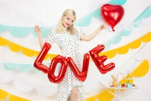 Folija balons - LOVE / 111-471 - Image 2