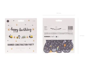 Baneris Happy birthday / 120-580 - Image 3