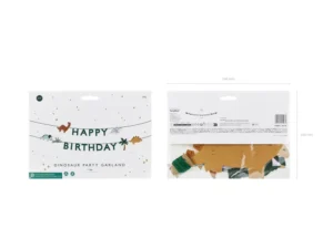 Baneris Happy Birthday Dino / 120-577 - Image 3