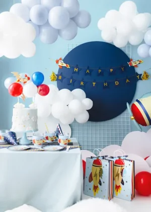 Baneris Happy Birthday Airplane / 120-578 - Image 2
