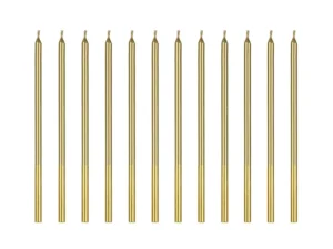 Jubilejas svecītes - zelta / 130-77