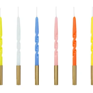 Jubilejas svecītes - raibas / 130-78