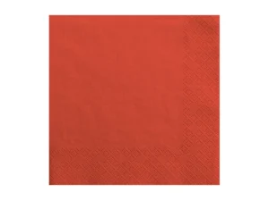 Papīra salvetes - sarkanas 20 gab, 33 x 33 cm / 150-98