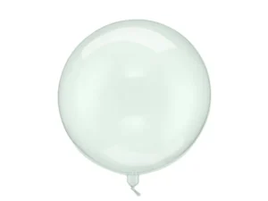 Balons - caurspīdīgs, zaļš, 40 cm  / 111-554