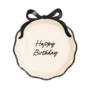 Papīra šķīvji, Happy Birthday, 24 cm / 120-91
