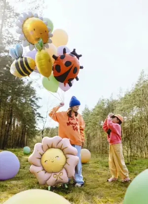 Folija balons - Ladyburg , 85 x 83 cm  / 111-618 - Image 2