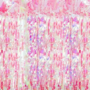 Party aizkari, rozā , 100x200cm / 120-828