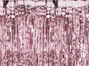Party aizkari, rozā zelta, 100x200cm / 120-809