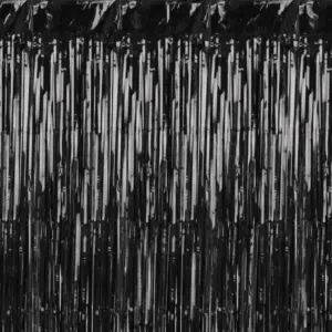 Party aizkari, melni, 100x200cm / 120-802